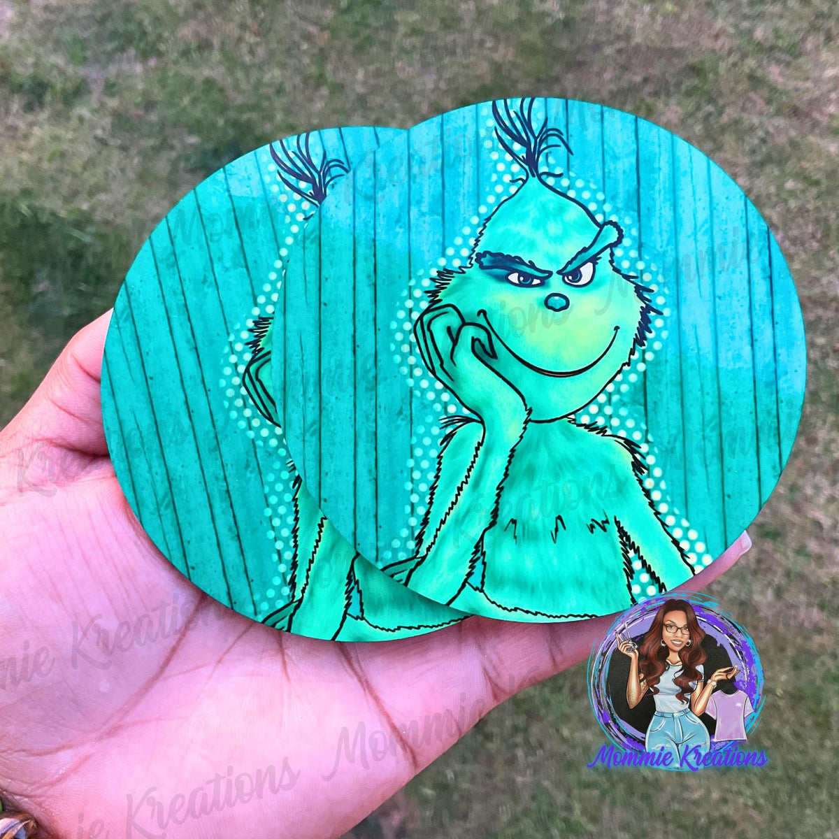 Green G Coaster Set – Mommie Kreations
