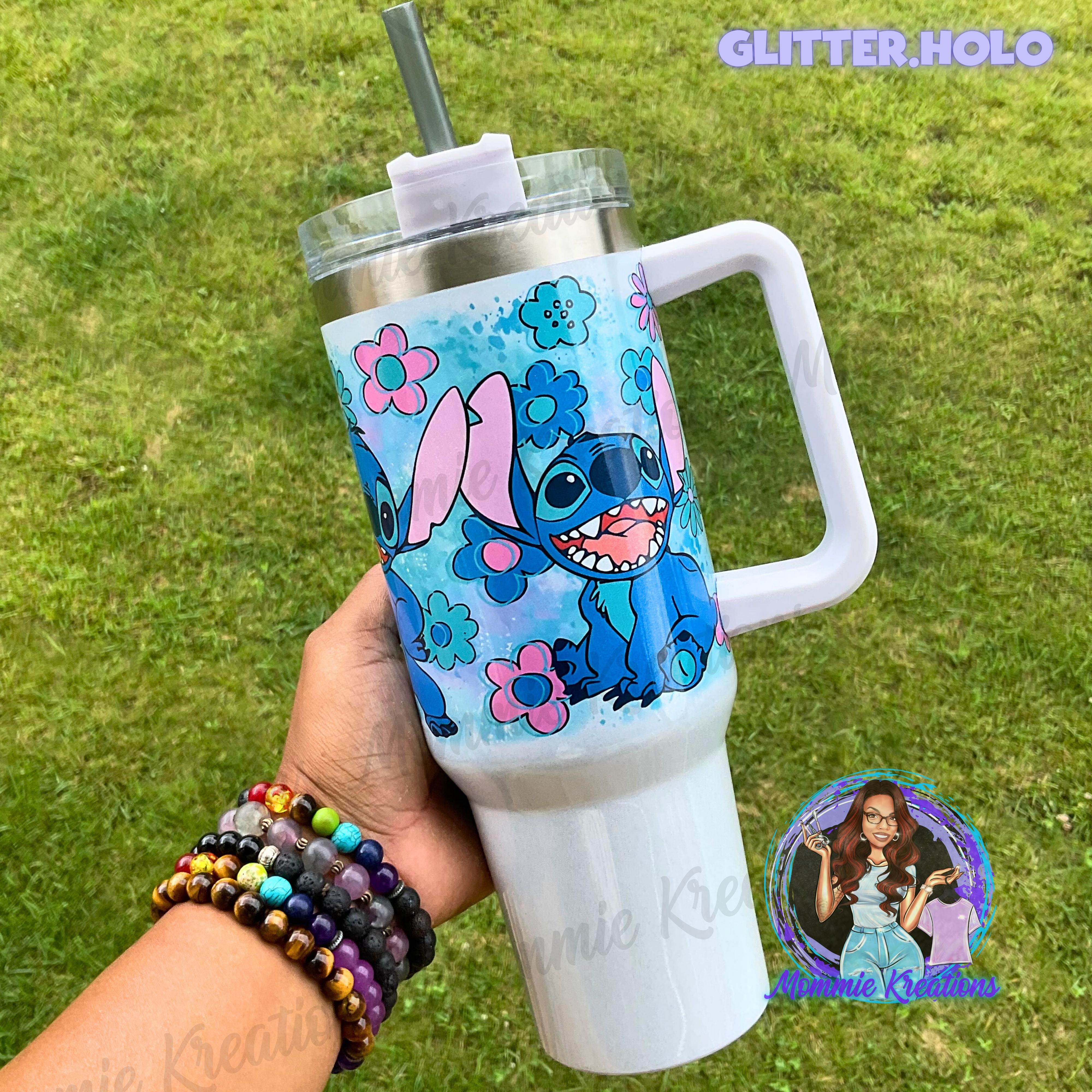 Stitch x Souillon Flower - Gobelet Thermos - Mary Beauty